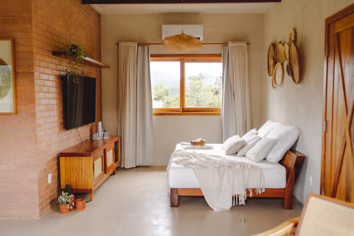 Sala de tv com sofá cama - Imagem 1